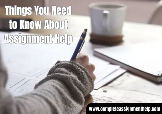 Things You Need to Know About Assignment Help